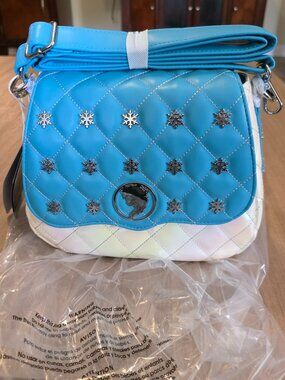 Loungefly Disney Frozen Elsa adjustable strap crossbody bag